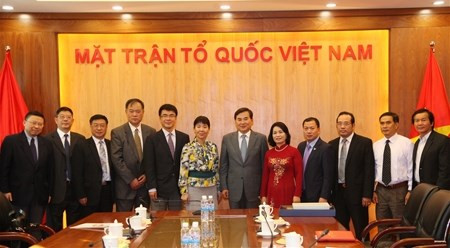 Vietnam-Chine: renforcement des relations entre le FPV et la CCPPC ảnh 1 Vietnam-Chine: renforcement des relations entre le FPV et la CCPPC ảnh 1