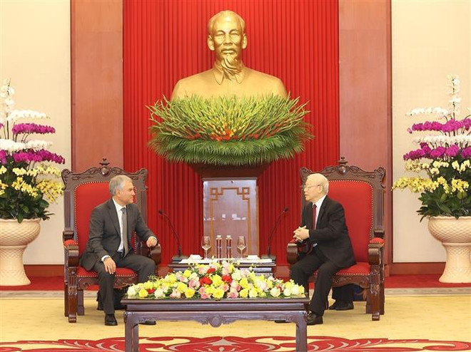 Le président de la Douma d'Etat russe termine sa visite officielle au Vietnam ảnh 3 Le président de la Douma d'Etat russe termine sa visite officielle au Vietnam ảnh 3