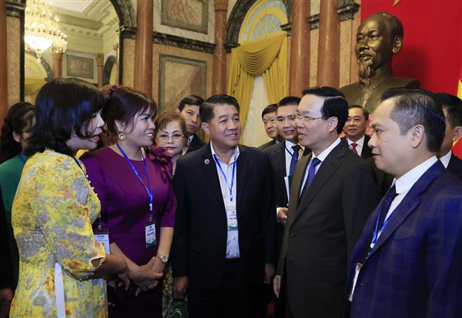 Le président rencontre les délégués de l'Association générale de l'agriculture et du développement rural du Vietnam ảnh 1 Le président rencontre les délégués de l'Association générale de l'agriculture et du développement rural du Vietnam ảnh 1