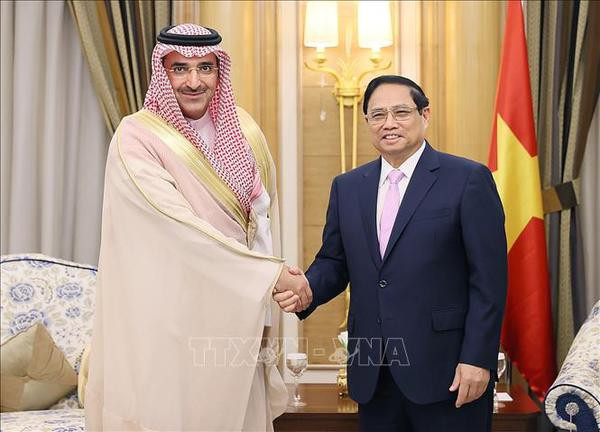 Le PM reçoit des dirigeants des géants économiques d'Arabie saoudite ảnh 1 Le PM reçoit des dirigeants des géants économiques d'Arabie saoudite ảnh 1