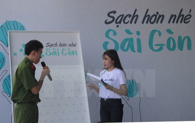 Ho Chi Minh-Ville lance un programme de communication sur l'hygiène environnementale ảnh 1 Ho Chi Minh-Ville lance un programme de communication sur l'hygiène environnementale ảnh 1
