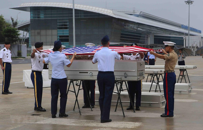 Rapatriement des restes de soldats américains portés disparus au Vietnam ảnh 1 Rapatriement des restes de soldats américains portés disparus au Vietnam ảnh 1
