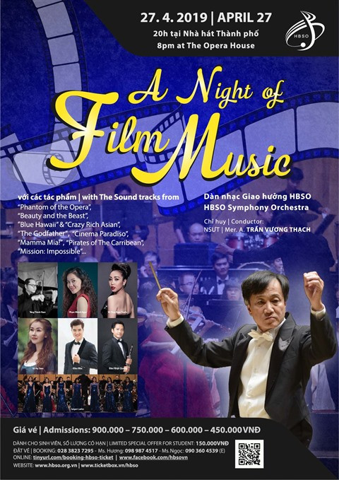 "Une nuit de musique de film" à Hô Chi Minh-Ville ảnh 1 "Une nuit de musique de film" à Hô Chi Minh-Ville ảnh 1