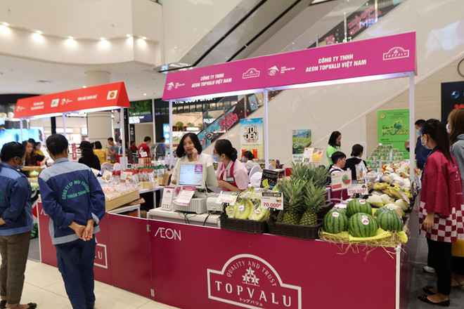 Promotion des produits agricoles dans le réseau de supermarchés AEON ảnh 4