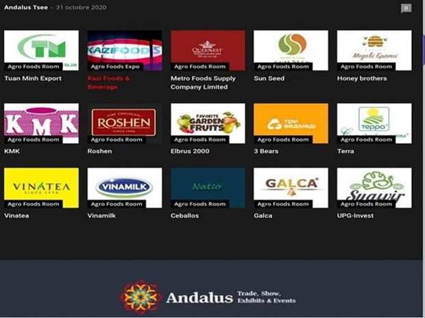 Le Vietnam participe à une exposition international en ligne sur l'alimentation en Algérie ảnh 1 Le Vietnam participe à une exposition international en ligne sur l'alimentation en Algérie ảnh 1