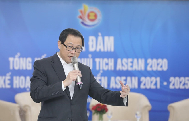 Réunion avec la presse sur l'Année de la présidence vietnamienne de l'ASEAN ảnh 1 Réunion avec la presse sur l'Année de la présidence vietnamienne de l'ASEAN ảnh 1