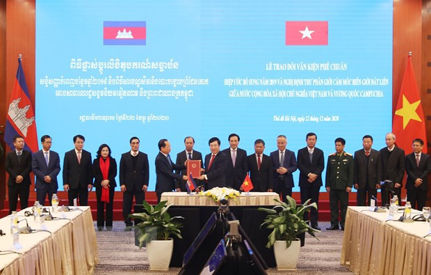 La 18e session du Comité mixte Vietnam-Cambodge ảnh 1 La 18e session du Comité mixte Vietnam-Cambodge ảnh 1