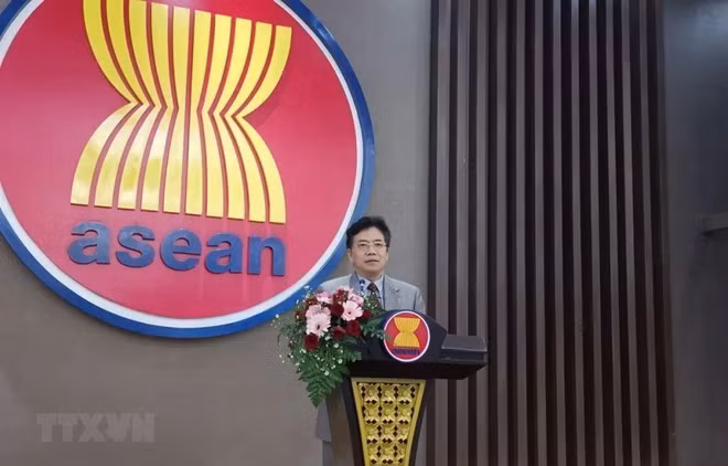 L'ambassadeur chinois apprécie la coopération avec l'ASEAN ảnh 1
