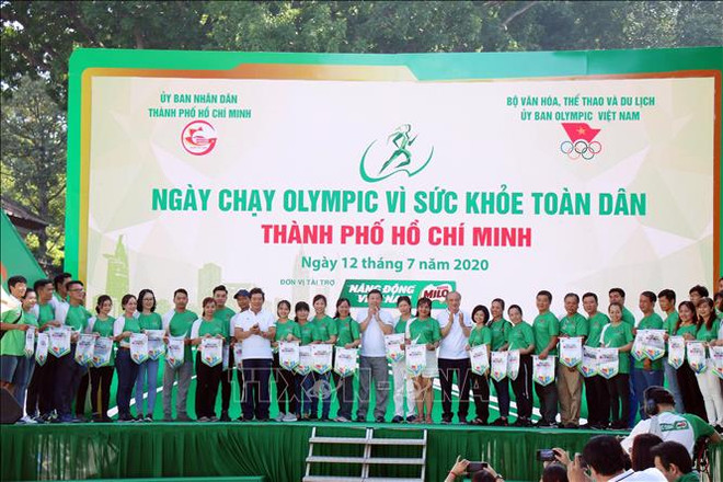HCM-V: plus de 30.000 personnes à la course de la Journée olympique pour la santé publique ảnh 1 HCM-V: plus de 30.000 personnes à la course de la Journée olympique pour la santé publique ảnh 1