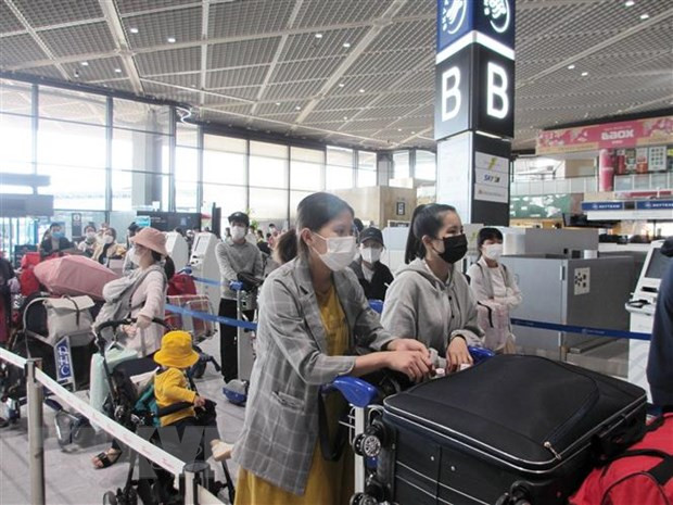 Rapatriement de 350 citoyens vietnamiens du Japon ảnh 1 Rapatriement de 350 citoyens vietnamiens du Japon ảnh 1