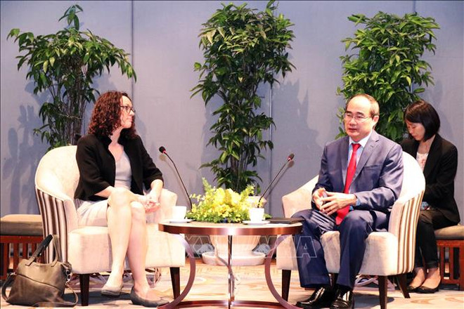 Une délégation du Land de Hesse en visite de travail à Ho Chi Minh-Ville ảnh 1 Une délégation du Land de Hesse en visite de travail à Ho Chi Minh-Ville ảnh 1