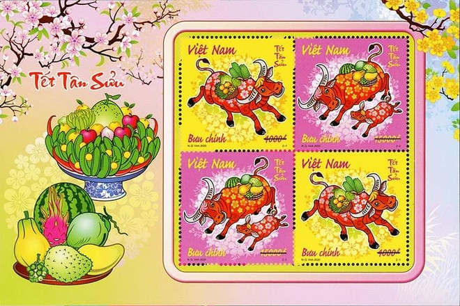 Émission de timbres pour saluer l'Année du buffle 2021 ảnh 1 Émission de timbres pour saluer l'Année du buffle 2021 ảnh 1