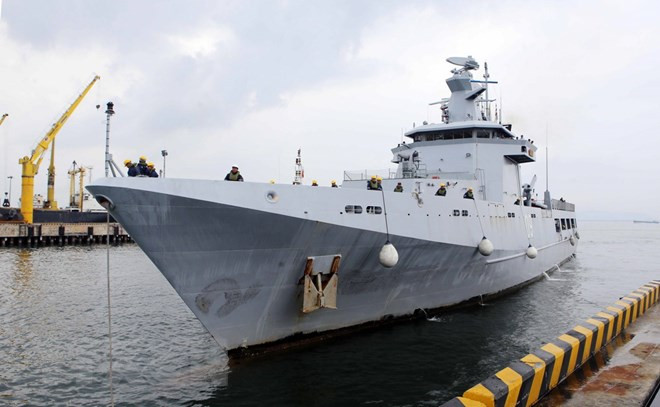 Un navire de la marine brunéienne en visite de courtoisie à Da Nang ảnh 1 Un navire de la marine brunéienne en visite de courtoisie à Da Nang ảnh 1