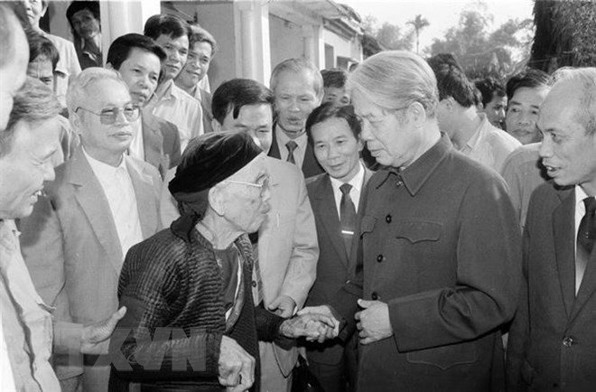 L'ancien secrétaire général Do Muoi, un communiste exemplaire et loyal ảnh 1 L'ancien secrétaire général Do Muoi, un communiste exemplaire et loyal ảnh 1
