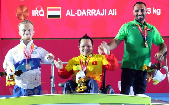 Asian ParaGames 2018 : le Vietnam décroche une deuxième médaille d’or ảnh 1 Asian ParaGames 2018 : le Vietnam décroche une deuxième médaille d’or ảnh 1