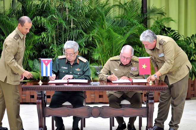 Dialogue Vietnam - Cuba sur la politique de défense ảnh 1 Dialogue Vietnam - Cuba sur la politique de défense ảnh 1