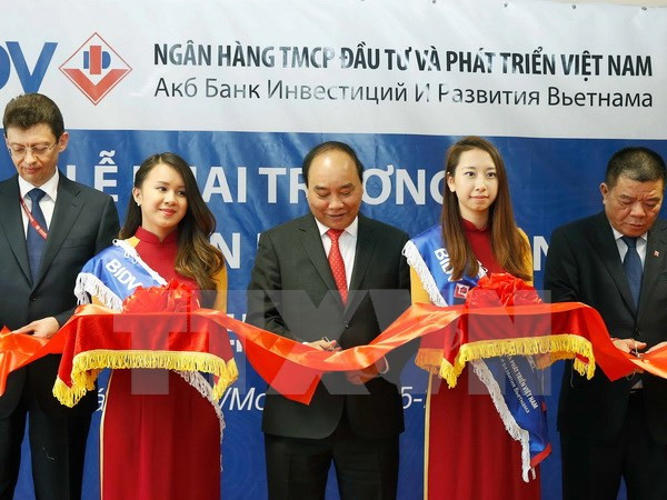 Le PM Nguyen Xuan Phuc assiste au Forum des entreprises Vietnam-Russie ảnh 1 Le PM Nguyen Xuan Phuc assiste au Forum des entreprises Vietnam-Russie ảnh 1