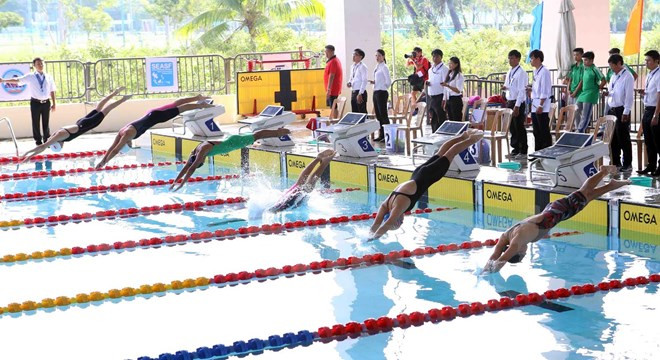 Le Vietnam deuxième d'une compétition de natation de l'Asie du Sud-Est ảnh 1