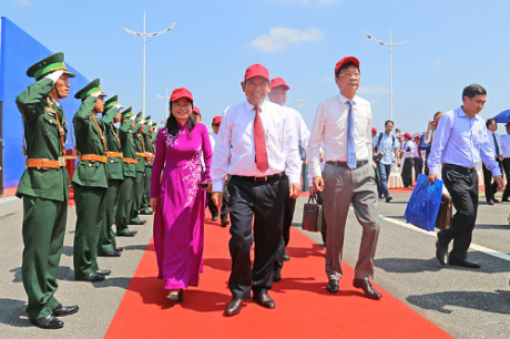 Inauguration d’un pont Vietnam-Chine ảnh 1 Inauguration d’un pont Vietnam-Chine ảnh 1
