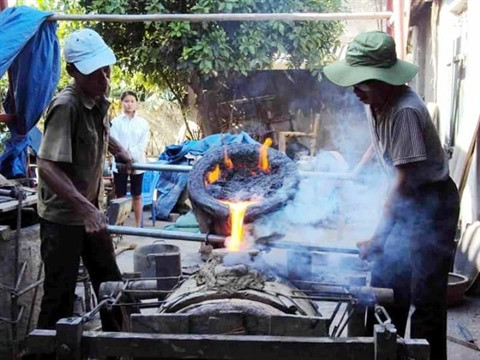Thanh Hoa : les fondeurs de bronze de Trà Dông ảnh 1 Thanh Hoa : les fondeurs de bronze de Trà Dông ảnh 1