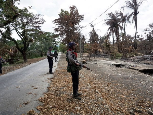 Myanmar : un quadruple attentat à la bombe dans l'Etat de l'Arakan ảnh 1 Myanmar : un quadruple attentat à la bombe dans l'Etat de l'Arakan ảnh 1