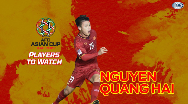 Asian Cup 2019 : Fox Sports Asia apprécie le rôle de Nguyen Quang Hai ảnh 1 Asian Cup 2019 : Fox Sports Asia apprécie le rôle de Nguyen Quang Hai ảnh 1