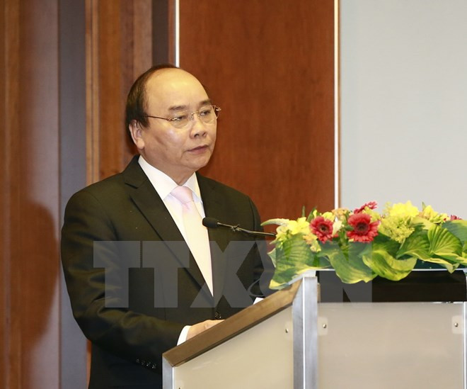 Le PM participe à un forum d’affaires Vietnam-Allemagne ảnh 1 Le PM participe à un forum d’affaires Vietnam-Allemagne ảnh 1