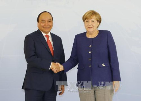 Entretien Nguyen Xuan Phuc – Angela Merkel ảnh 1