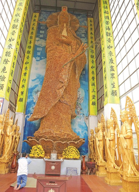 Une statue de Guan Yin établit un record du monde ảnh 1 Une statue de Guan Yin établit un record du monde ảnh 1