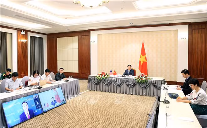 Une visioconférence sur les relations vietnamo-américaines ảnh 1