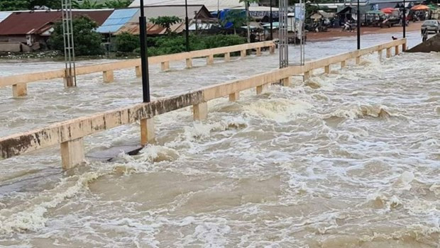 Des pluies torrentielles causent de fortes inondations au Cambodge ảnh 1 Des pluies torrentielles causent de fortes inondations au Cambodge ảnh 1