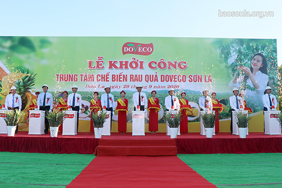 Mise en chantier d'un grand complexe de transformation des fruits à Son La ảnh 1 Mise en chantier d'un grand complexe de transformation des fruits à Son La ảnh 1
