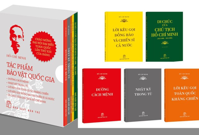 Publication de la collection de livres « Hô Chi Minh – les oeuvres Trésors nationaux » ảnh 1 Publication de la collection de livres « Hô Chi Minh – les oeuvres Trésors nationaux » ảnh 1