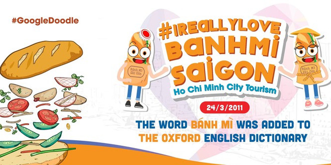 Google Doodle honore le bánh mì (sandwich vietnamien) du Vietnam ảnh 2 Google Doodle honore le bánh mì (sandwich vietnamien) du Vietnam ảnh 2