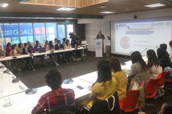 Remise des prix du concours d'écriture « Le Vietnam au sein des Nations Unies'' ảnh 1 Remise des prix du concours d'écriture « Le Vietnam au sein des Nations Unies'' ảnh 1