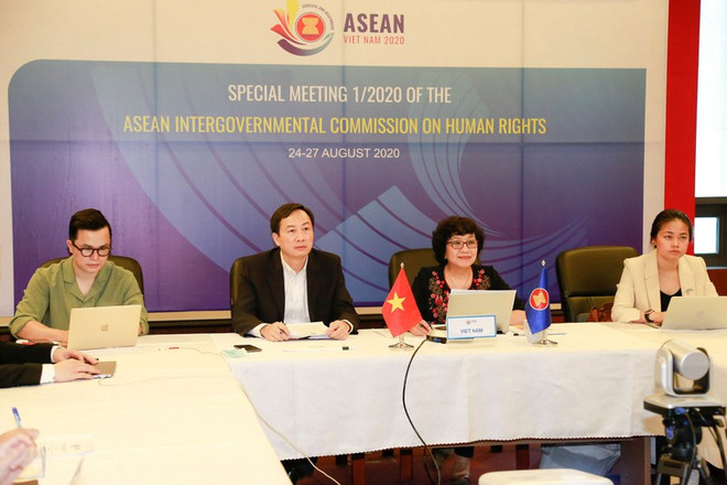 ASEAN : une visioconférence spéciale de l’AICHR sur les droits de l’homme ảnh 1 ASEAN : une visioconférence spéciale de l’AICHR sur les droits de l’homme ảnh 1