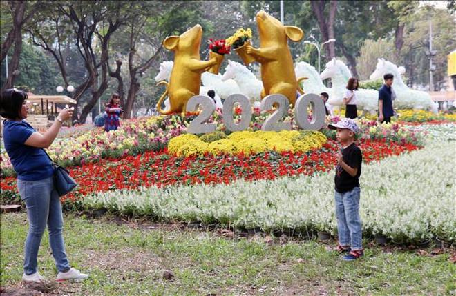 L’ouverture de la fête des fleurs printanières de Ho Chi Minh-Ville ảnh 1 L’ouverture de la fête des fleurs printanières de Ho Chi Minh-Ville ảnh 1