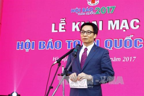 La Fête nationale de la presse 2017 s’ouvre à Hanoi ảnh 1 La Fête nationale de la presse 2017 s’ouvre à Hanoi ảnh 1