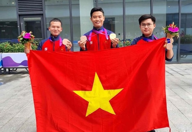 Le Vietnam décroche deux médailles de bronze au Championnat d’Asie de tir 2023 ảnh 1