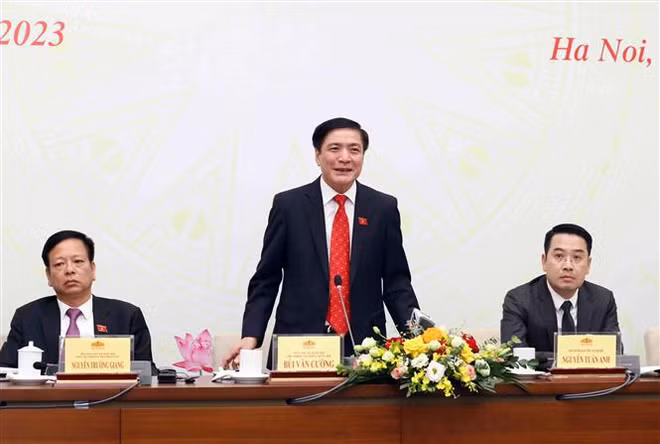 Conférence de presse sur le programme prévisionnel de la 6e session de l’AN ảnh 1