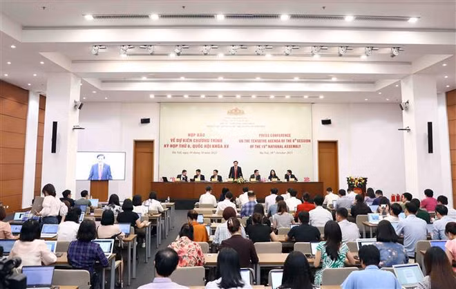 Conférence de presse sur le programme prévisionnel de la 6e session de l’AN ảnh 2