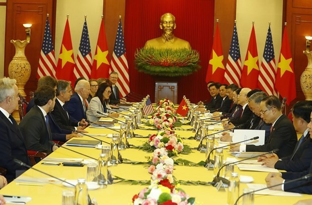 La visite d'Etat du président américain au Vietnam est un grand succès, selon le vice-ministre Ha Kim Ngoc ảnh 2 La visite d'Etat du président américain au Vietnam est un grand succès, selon le vice-ministre Ha Kim Ngoc ảnh 2