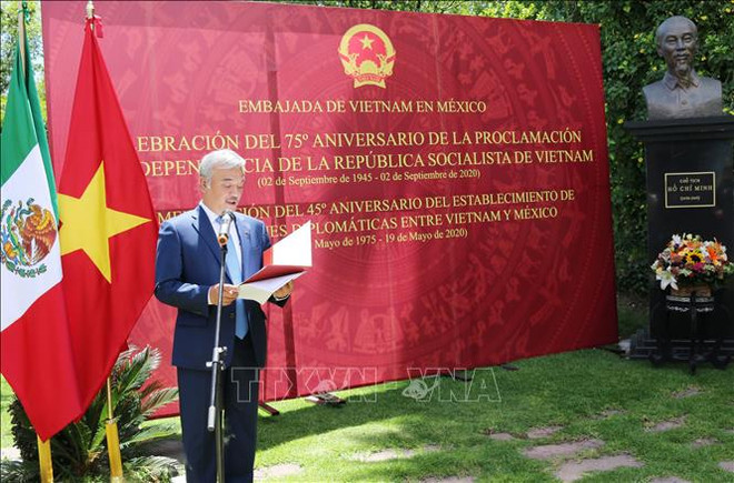 La 75e Fête nationale du Vietnam célébrée au Mexique ảnh 1 La 75e Fête nationale du Vietnam célébrée au Mexique ảnh 1
