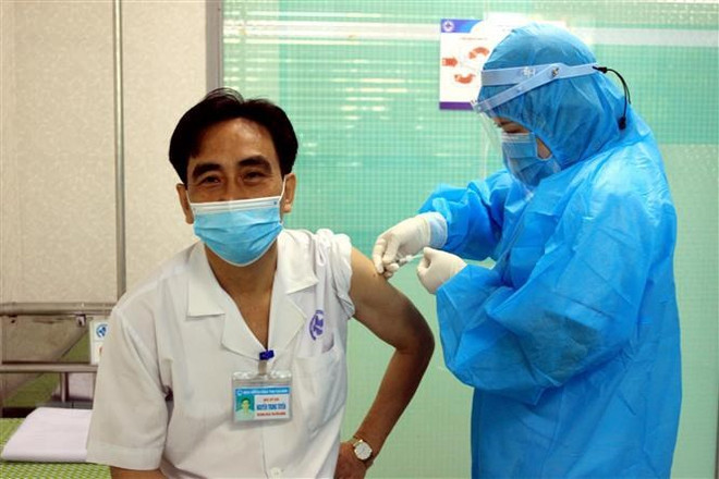 Thai Binh en tête des injections de vaccin anti-COVID-19 administrées pendant le Têt ảnh 1 Thai Binh en tête des injections de vaccin anti-COVID-19 administrées pendant le Têt ảnh 1