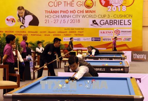 Coupe du monde de Billard de carom 3 bandes 2018 à Ho Chi Minh-Ville ảnh 1 Coupe du monde de Billard de carom 3 bandes 2018 à Ho Chi Minh-Ville ảnh 1