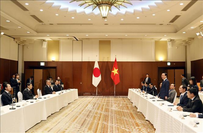 Le président vietnamien reçoit des dirigeants des préfectures japonaises ảnh 1 Le président vietnamien reçoit des dirigeants des préfectures japonaises ảnh 1