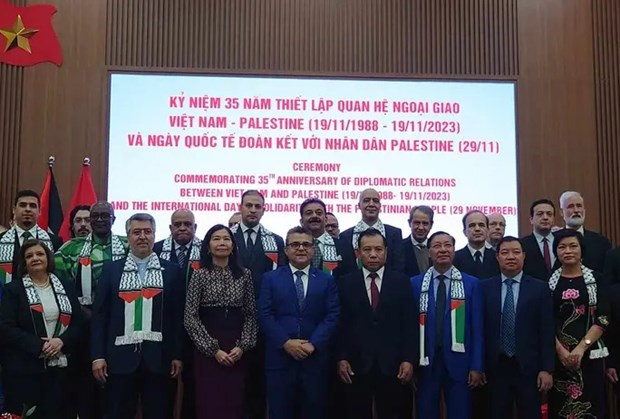 Le Vietnam et la Palestine célèbrent le 35e anniversaire de leurs relations diplomatiques ảnh 1 Le Vietnam et la Palestine célèbrent le 35e anniversaire de leurs relations diplomatiques ảnh 1