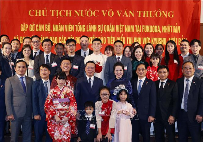 Le président vietnamien reçoit des dirigeants des préfectures japonaises ảnh 2 Le président vietnamien reçoit des dirigeants des préfectures japonaises ảnh 2