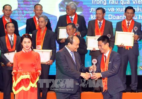Le chef du gouvernement salue le talent, la créativité des agriculteurs vietnamiens ảnh 2 Le chef du gouvernement salue le talent, la créativité des agriculteurs vietnamiens ảnh 2