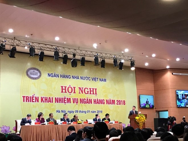Le Premier ministre Nguyên Xuân Phuc à une conférence de la banque d’Etat ảnh 1 Le Premier ministre Nguyên Xuân Phuc à une conférence de la banque d’Etat ảnh 1